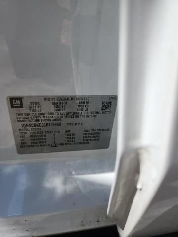 2016 CHEVROLET TAHOE C150 1GNSCBKC0GR103838