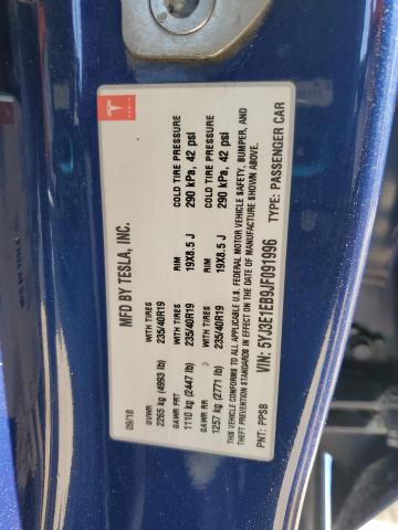 2018 TESLA MODEL 3 - 5YJ3E1EB9JF091996