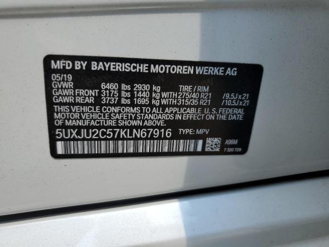 2019 BMW X5 XDRIVE50I 5UXJU2C57KLN67916
