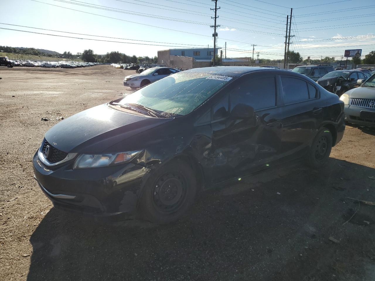 Lot #3284975921 2013 HONDA CIVIC LX