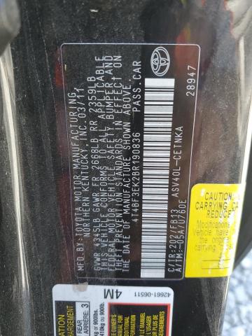 2011 TOYOTA CAMRY BASE - 4T4BF3EK2BR190836