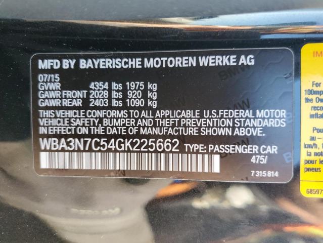 2016 BMW 428 I WBA3N7C54GK225662