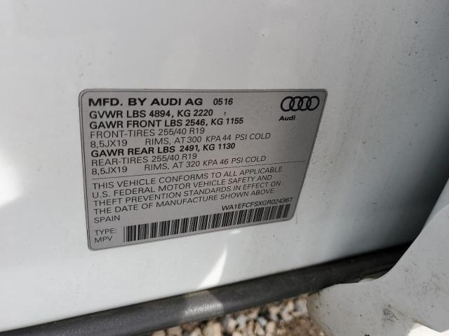 2016 AUDI Q3 PREMIUM #3302845894