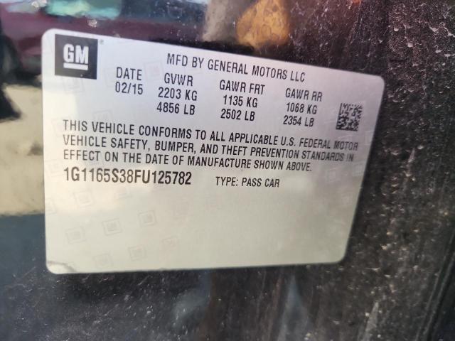 2015 CHEVROLET IMPALA LTZ - 1G1165S38FU125782