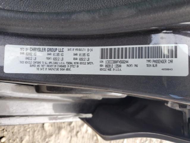 2015 CHRYSLER 200 S 1C3CCCBB0FN566244