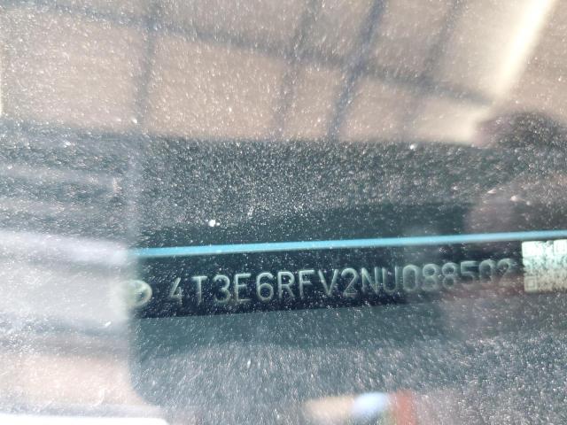 2022 TOYOTA RAV4 XSE 4T3E6RFV2NU088502