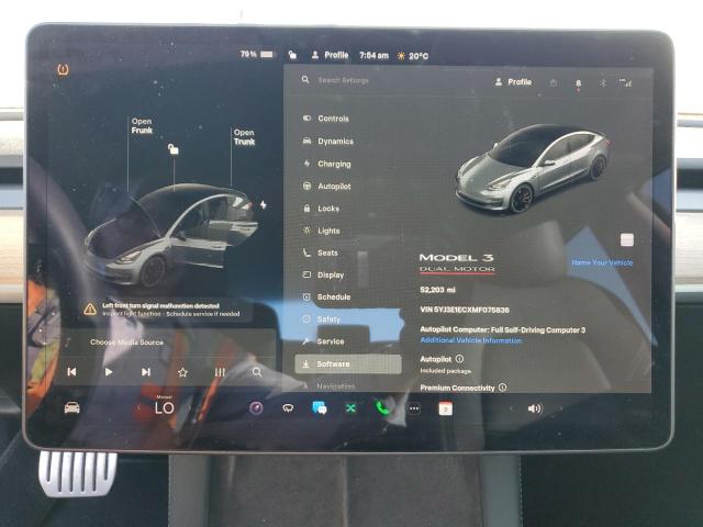 2021 TESLA MODEL 3 5YJ3E1ECXMF075836