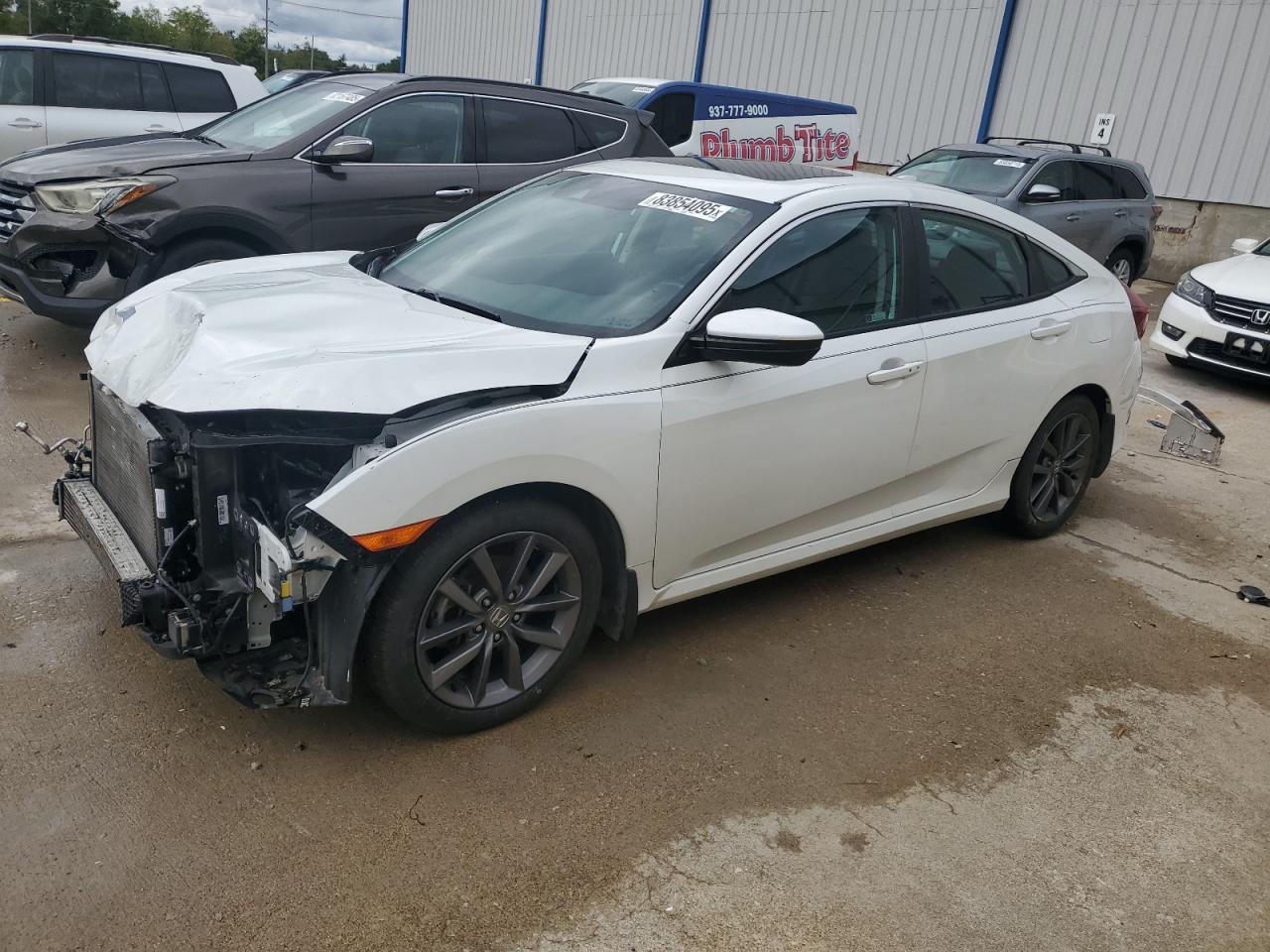 Lot #3264453426 2020 HONDA CIVIC EXL