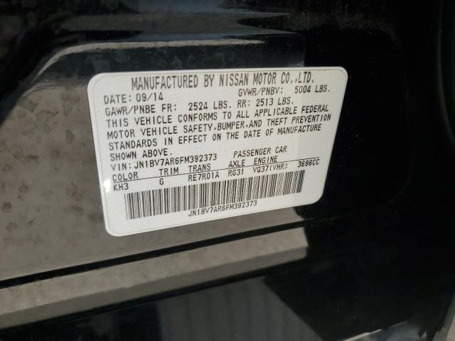 2015 INFINITI Q50 BASE JN1BV7AR6FM392373