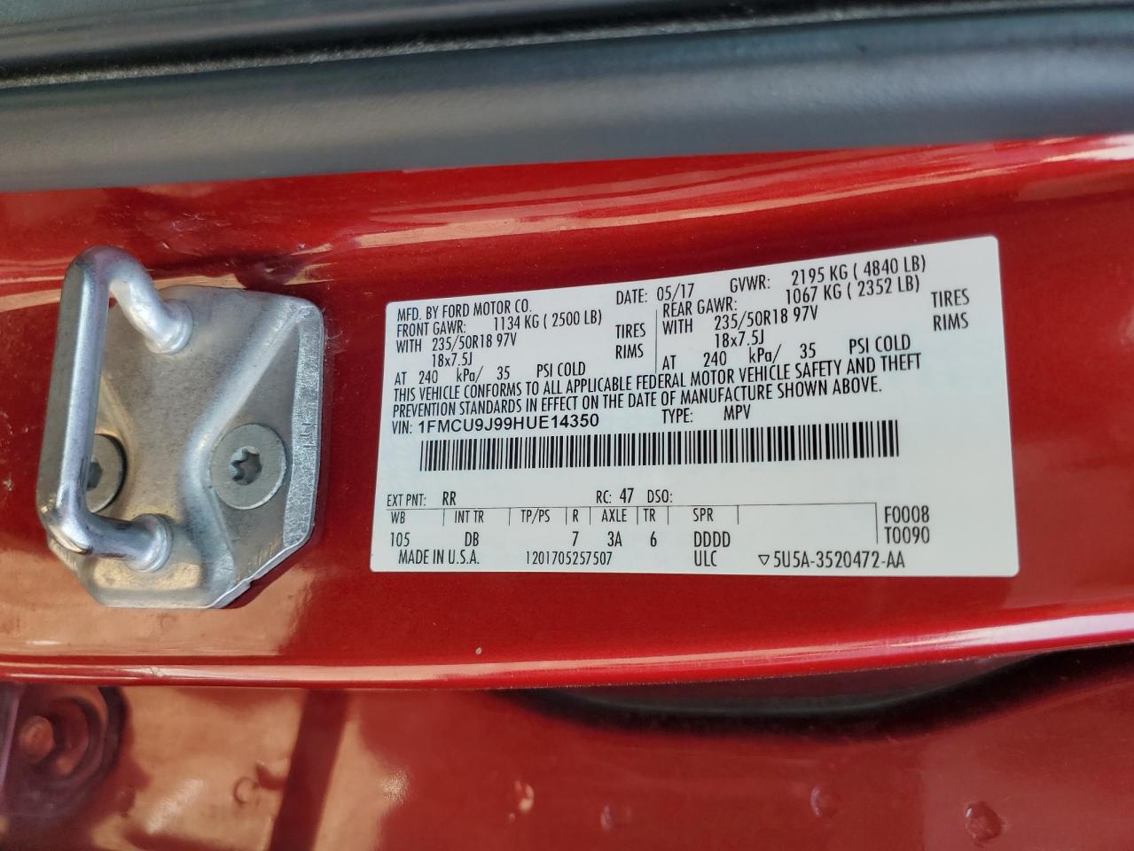 FORD ESCAPE TITANIUM