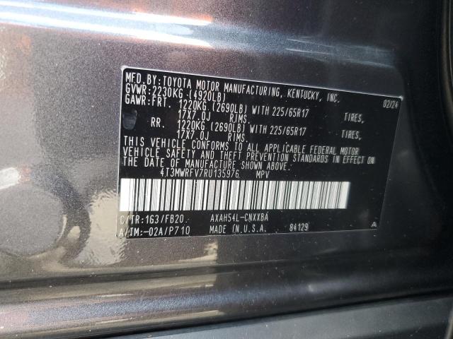 2024 TOYOTA RAV4 LE 4T3MWRFV7RU135976