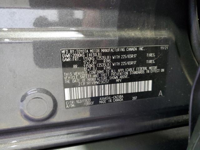 2021 TOYOTA RAV4 LE - 2T3F1RFV9MW236257