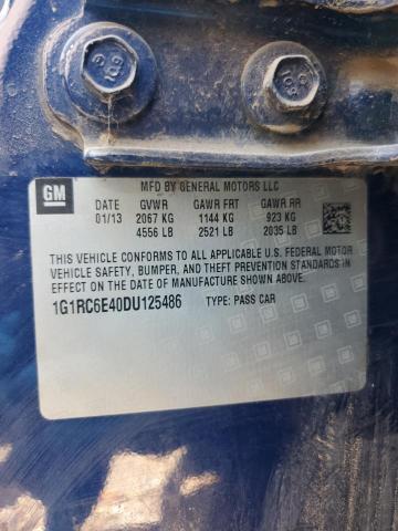 2013 CHEVROLET VOLT - 1G1RC6E40DU125486