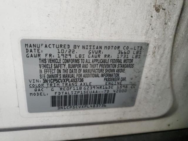 2023 NISSAN KICKS SV 3N1CP5CVXPL483736