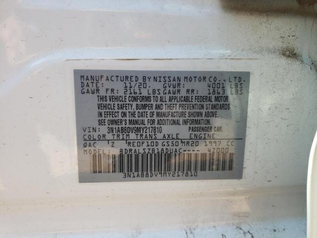 2021 NISSAN SENTRA SR - 3N1AB8DV9MY217810