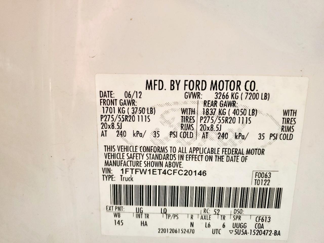 FORD F-150 SUPERCREW