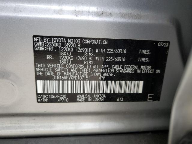 2023 TOYOTA RAV4 SE JTM16RFVXPD107151