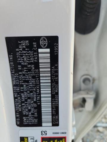 2020 TOYOTA CAMRY TRD 4T1NZ1AKXLU041536