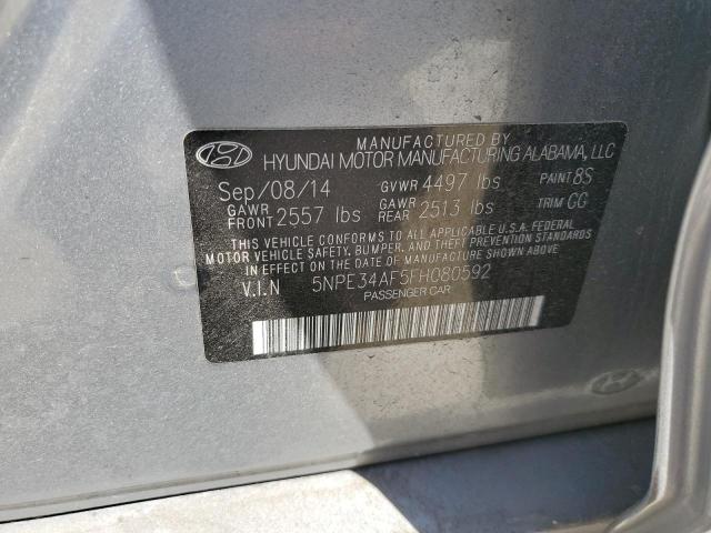 2015 HYUNDAI SONATA SPO - 5NPE34AF5FH080592