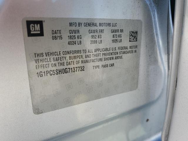 2016 CHEVROLET CRUZE LIMI 1G1PC5SH0G7137732