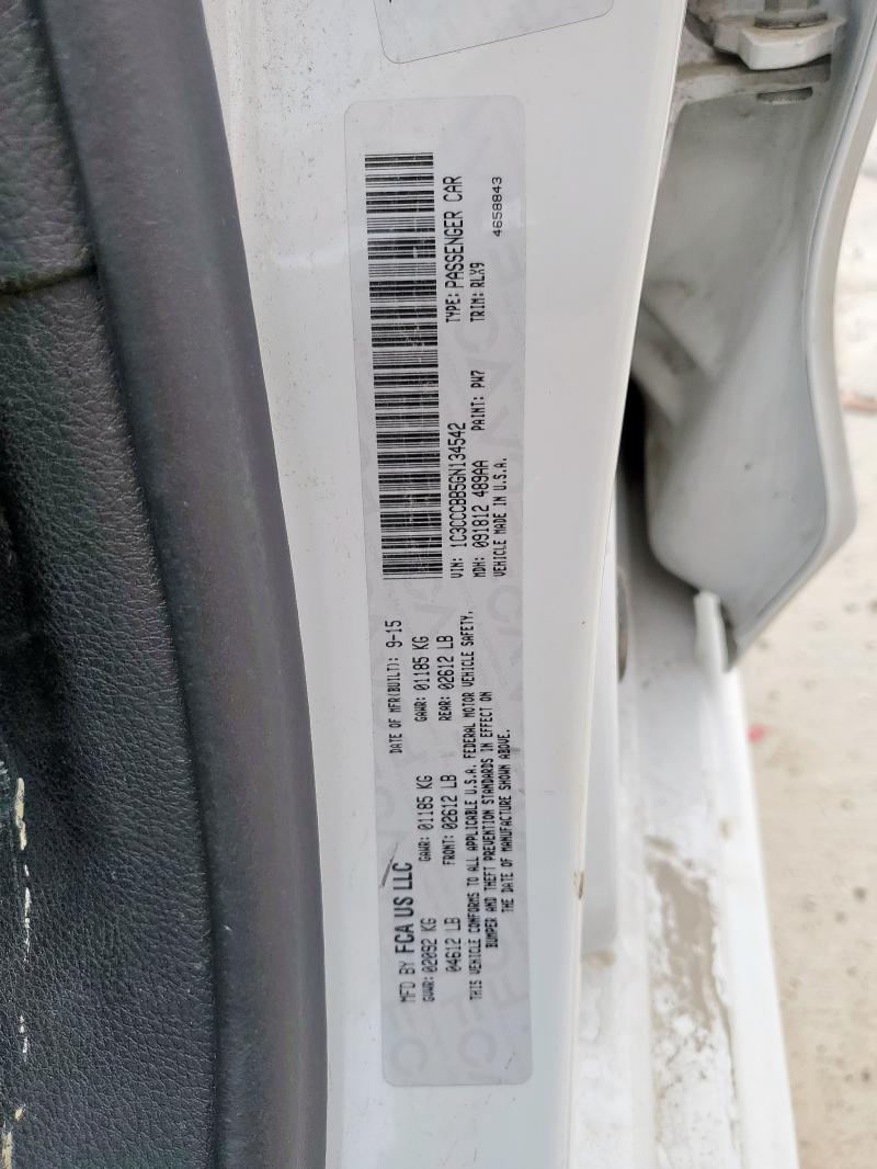 2016 CHRYSLER 200 S 1C3CCCBB5GN134542