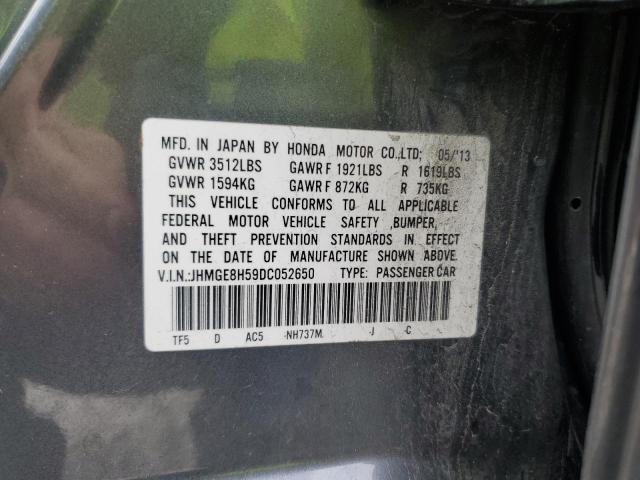 2013 HONDA FIT SPORT - JHMGE8H59DC052650