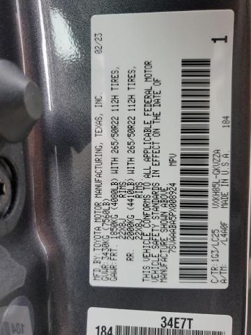 2023 TOYOTA SEQUOIA SR 7SVAAABA5PX008924