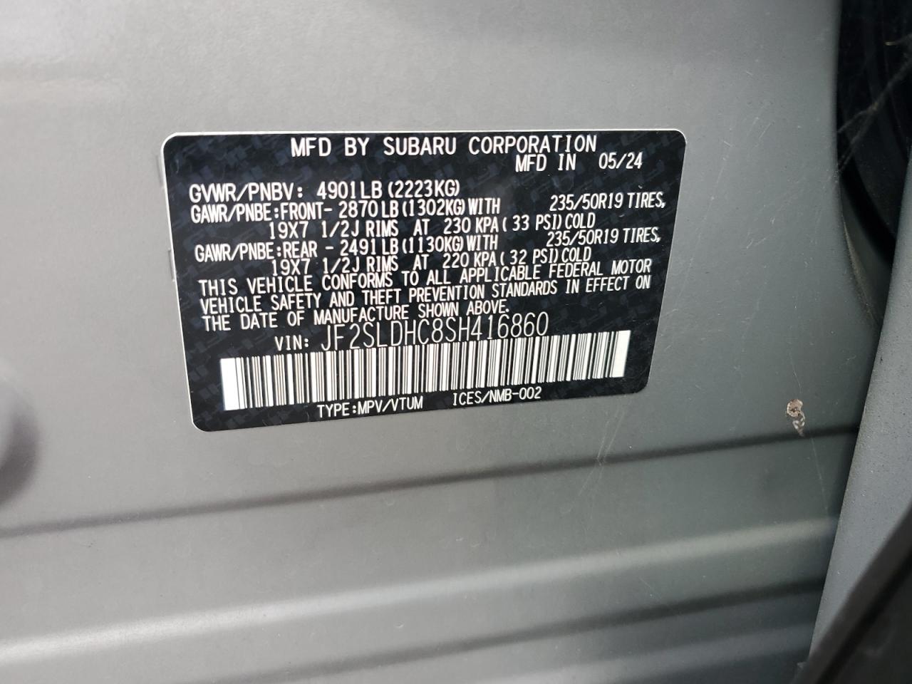 SUBARU FORESTER SPORT