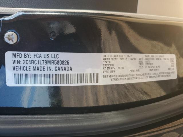 2021 CHRYSLER PACIFICA H 2C4RC1L79MR580826