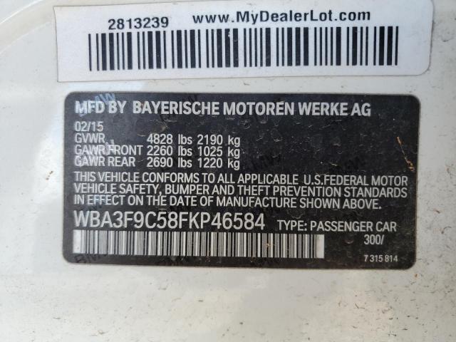2015 BMW ACTIVEHYBR WBA3F9C58FKP46584