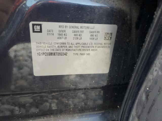 2014 CHEVROLET CRUZE LT - 1G1PC5SB5E7282242