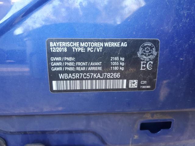 2019 BMW 330XI WBA5R7C57KAJ78266