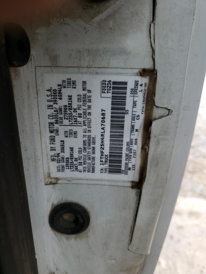 Lot #3278787636 1994 FORD F250