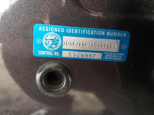 2020 JEEP GRAND CHEROKEE TRACKHAWK 1C4RJFN97LC397563