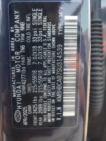 2025 HYUNDAI KONA SEL KM8HBCAB7SU314539