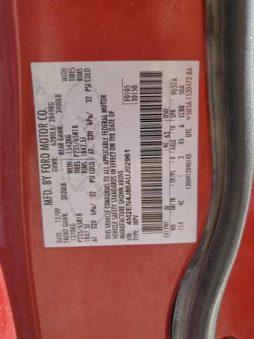 2010 MERCURY MOUNTAINEER PREMIER - 4M2EN4J86AUJ02961