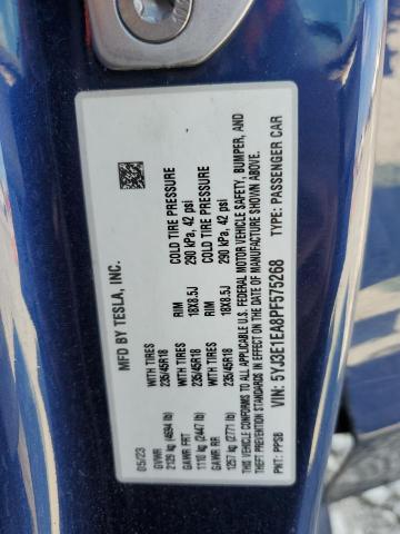 2023 TESLA MODEL 3 5YJ3E1EA8PF575268