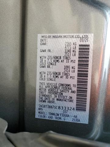 2025 NISSAN ROGUE SV 5N1BT3BB7SC833324