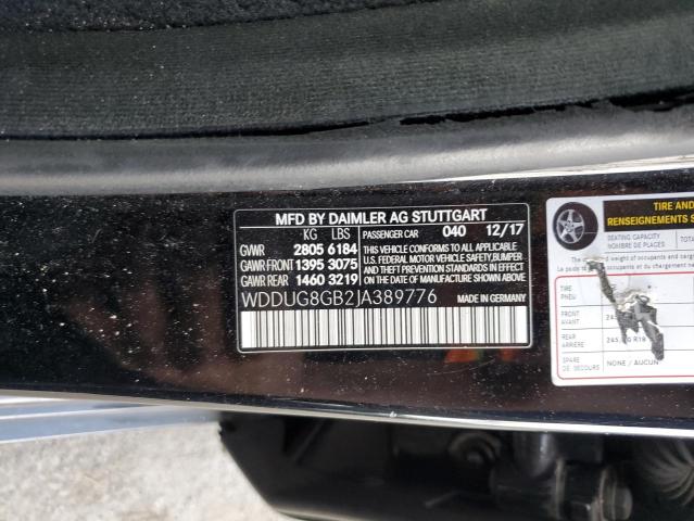 2018 MERCEDES-BENZ S 560 4MAT WDDUG8GB2JA389776