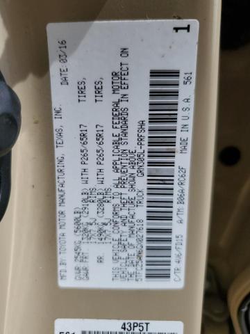 2016 TOYOTA TACOMA DOU - 5TFCZ5AN6GX027618