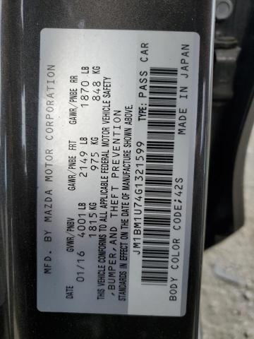 2016 MAZDA 3 SPORT - JM1BM1U74G1321599