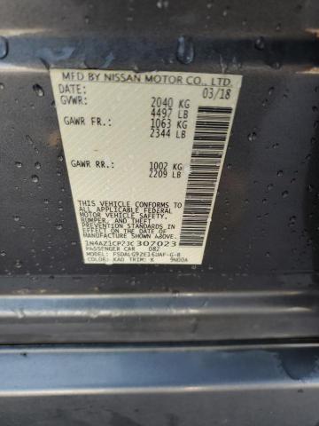 2018 NISSAN LEAF S 1N4AZ1CP2JC307023