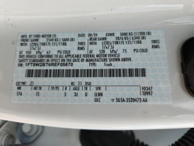 2024 FORD F250 SUPER DUTY 1FT8W2BT6REF05870