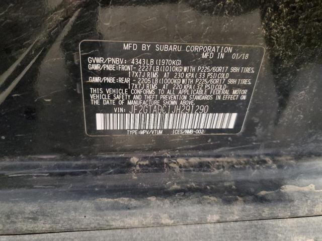 2018 SUBARU CROSSTREK PREMIUM JF2GTADC1JH291290