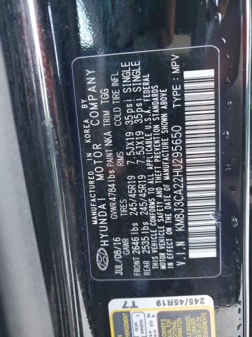 2017 HYUNDAI TUCSON LIM - KM8J3CA22HU295650