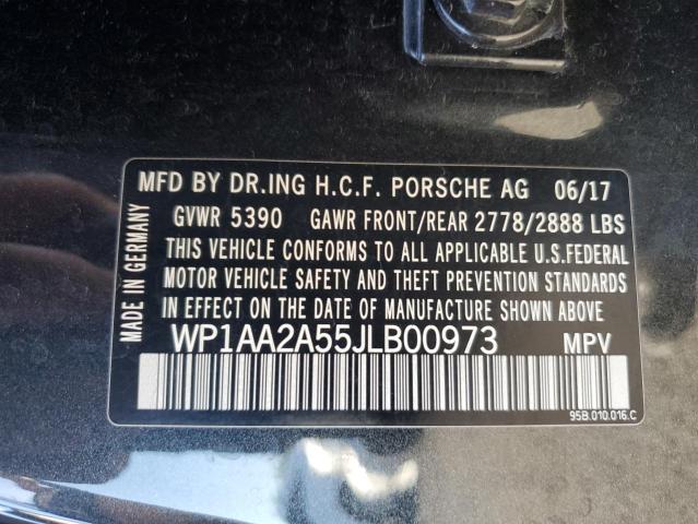 2018 PORSCHE MACAN - WP1AA2A55JLB00973