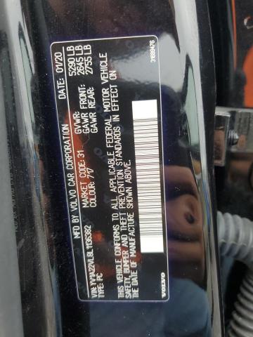 2020 VOLVO V90 T6 INS YV1A22VL8L1136382