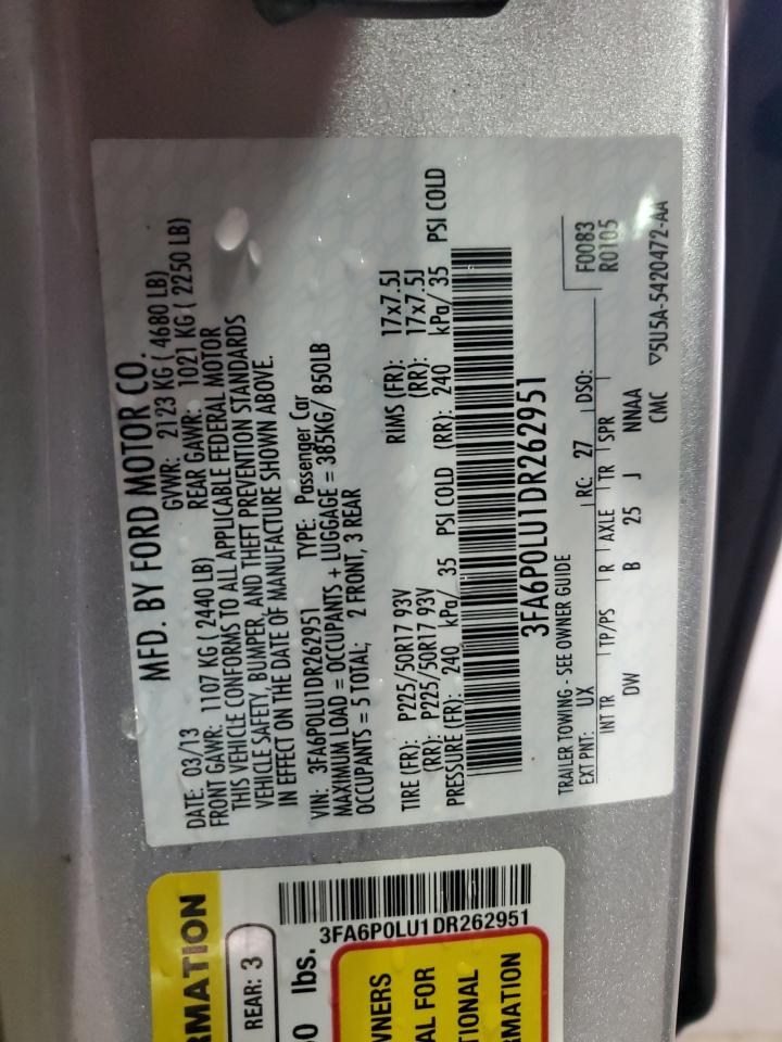 FORD FUSION SE HYBRID