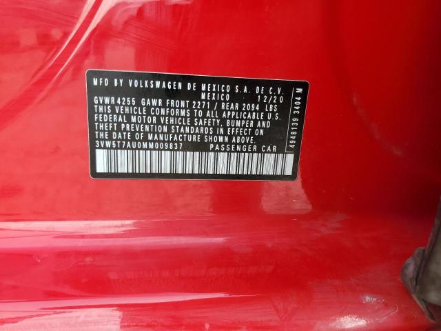 2021 VOLKSWAGEN GTI S 3VW5T7AU0MM009837