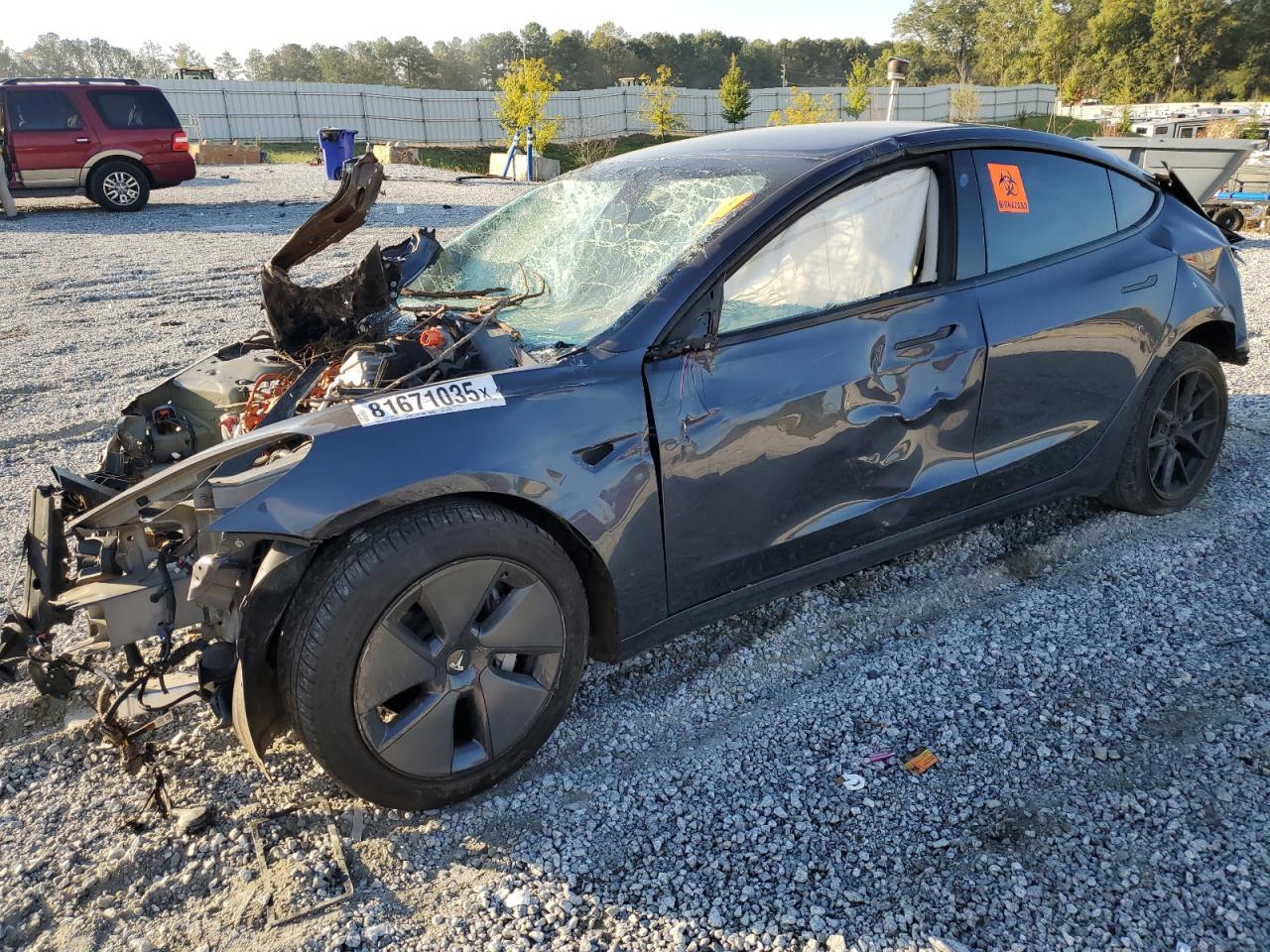 Lot #3278649926 2022 TESLA MODEL 3